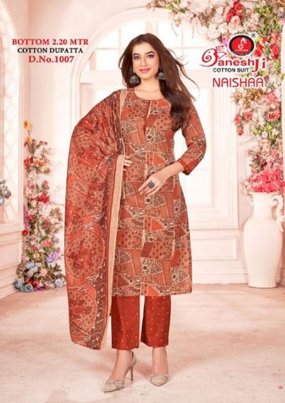 Ganeshji naishaa vol-1 wholesale dress material resale and earn best apps